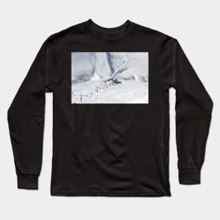 Saddle Chairlift at Treble Cone Long Sleeve T-Shirt